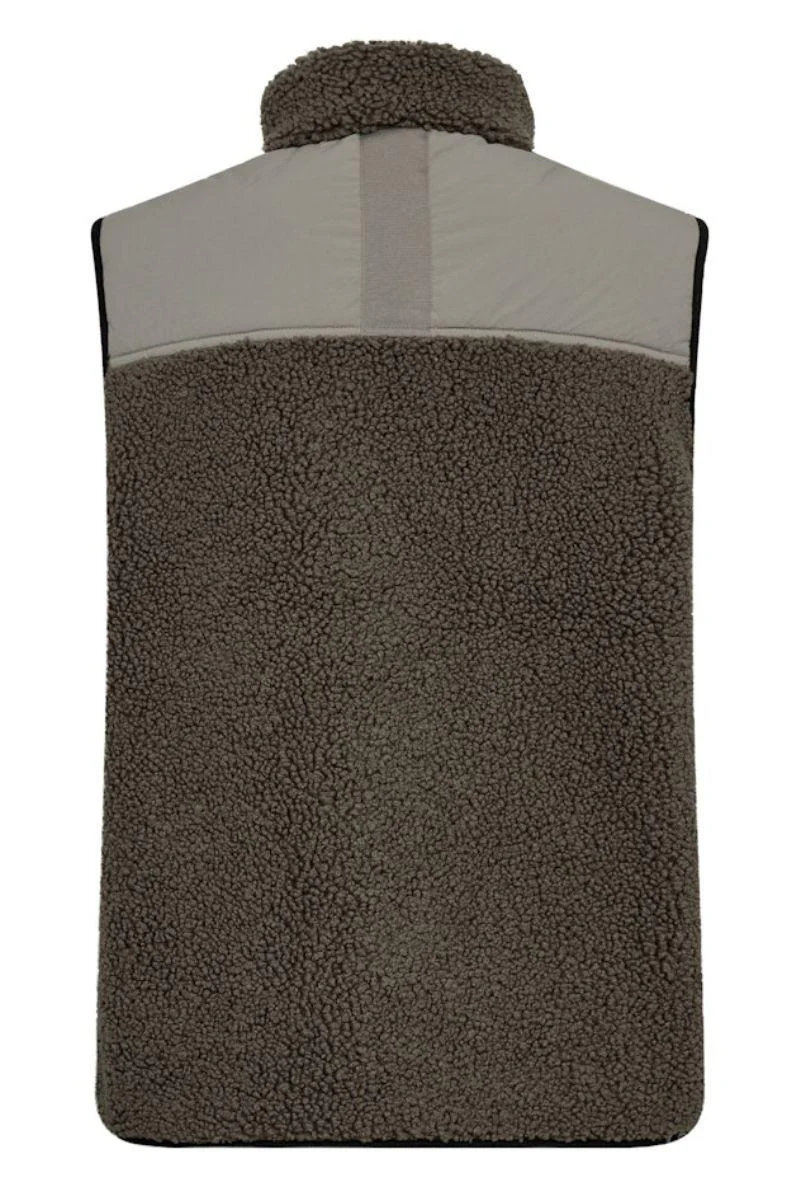 Rowe Eli Teddy Vest | Dusty Olive - Image 4