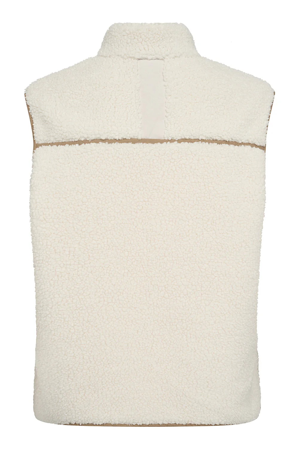 Rowe Teddy Waistcoat  | Ecru | Vest fra Mos Mosh - Image 3