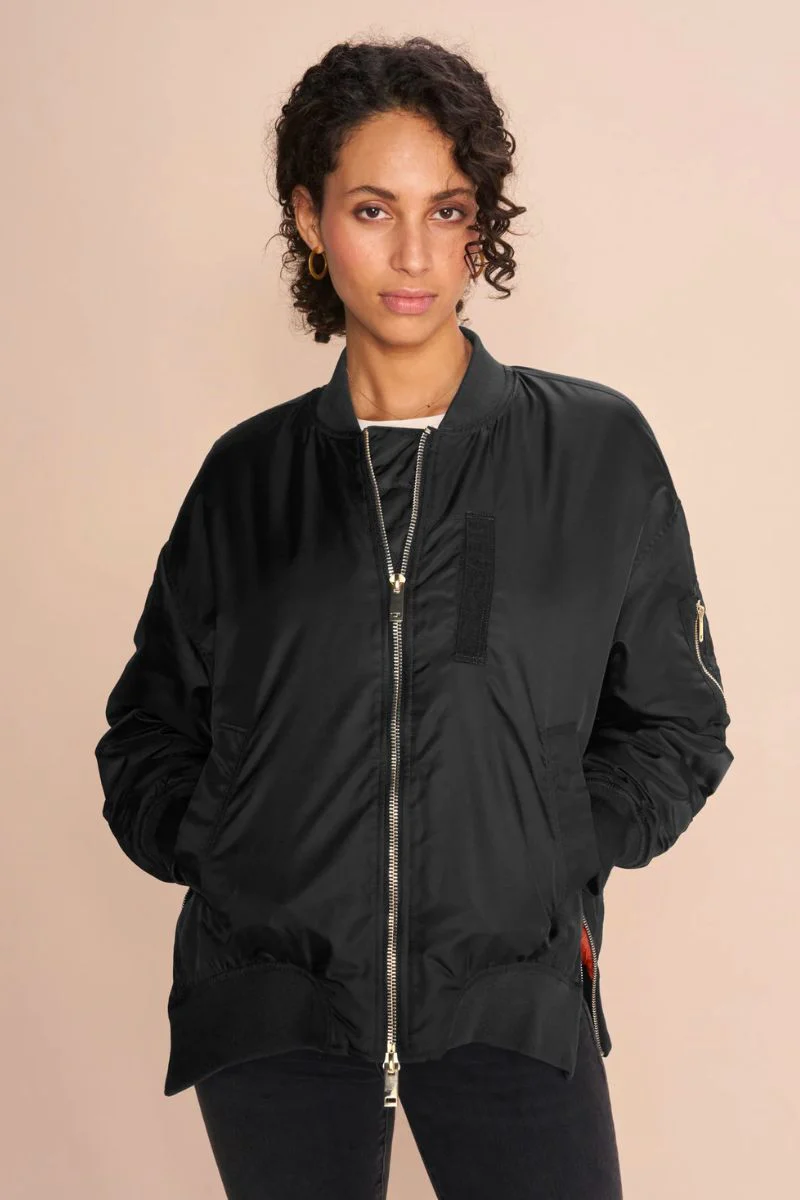 Ruby Bomber Jacket | Black | Jakke fra Mos Mosh - Image 5