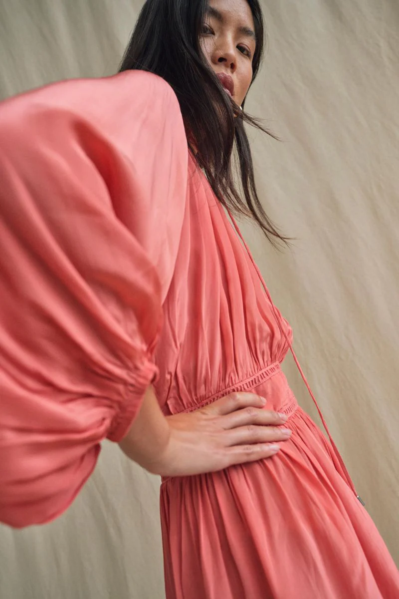 Saria 3/4 Dress| Faded Rose | Kjole fra Mos Mosh - Image 4