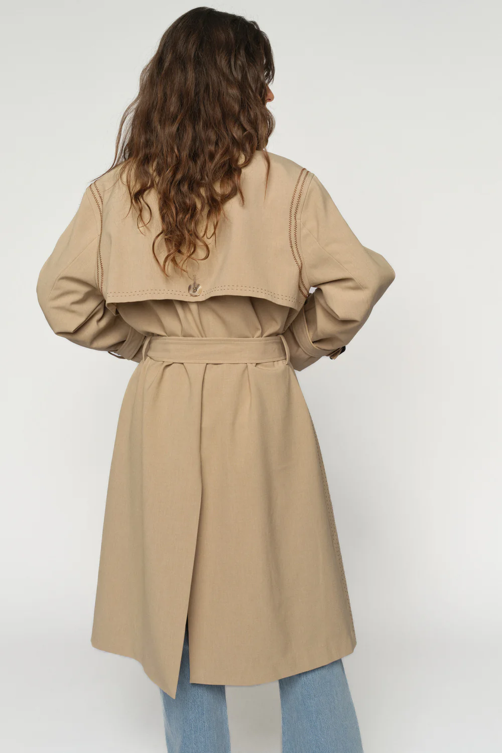 Scout Zani Trenchcoat | Twill | Jakke fra Mos Mosh - Image 4