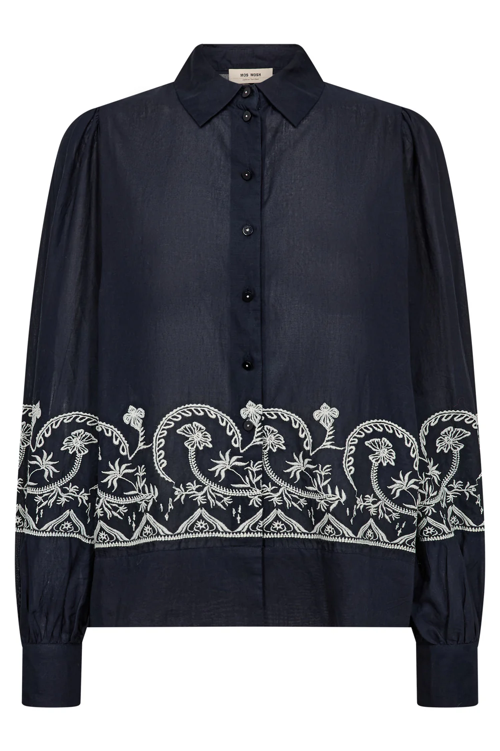 Silca Lino Shirt | Salute Navy | Skjorte fra Mos Mosh - Image 2