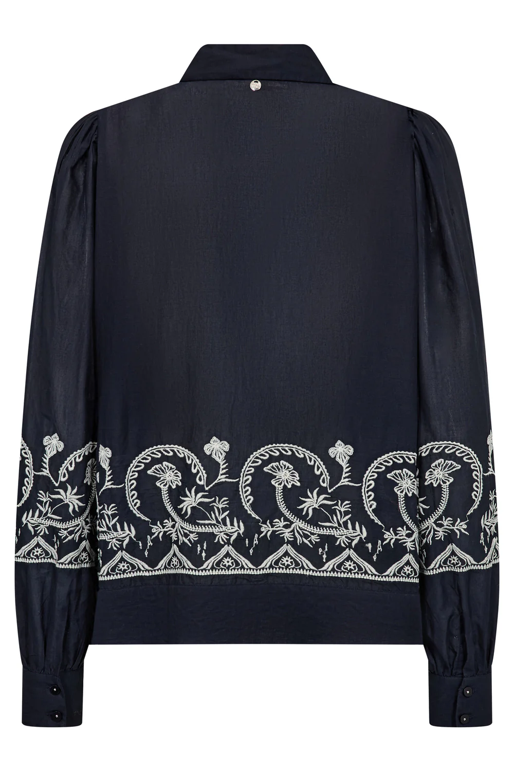 Silca Lino Shirt | Salute Navy | Skjorte fra Mos Mosh - Image 4