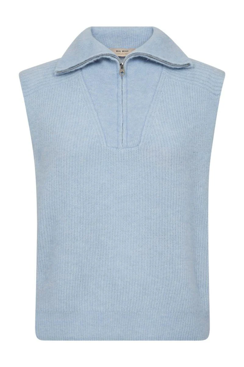 Thora Highneck SL Knit | Skyway | Strik fra Mos Mosh - Image 2