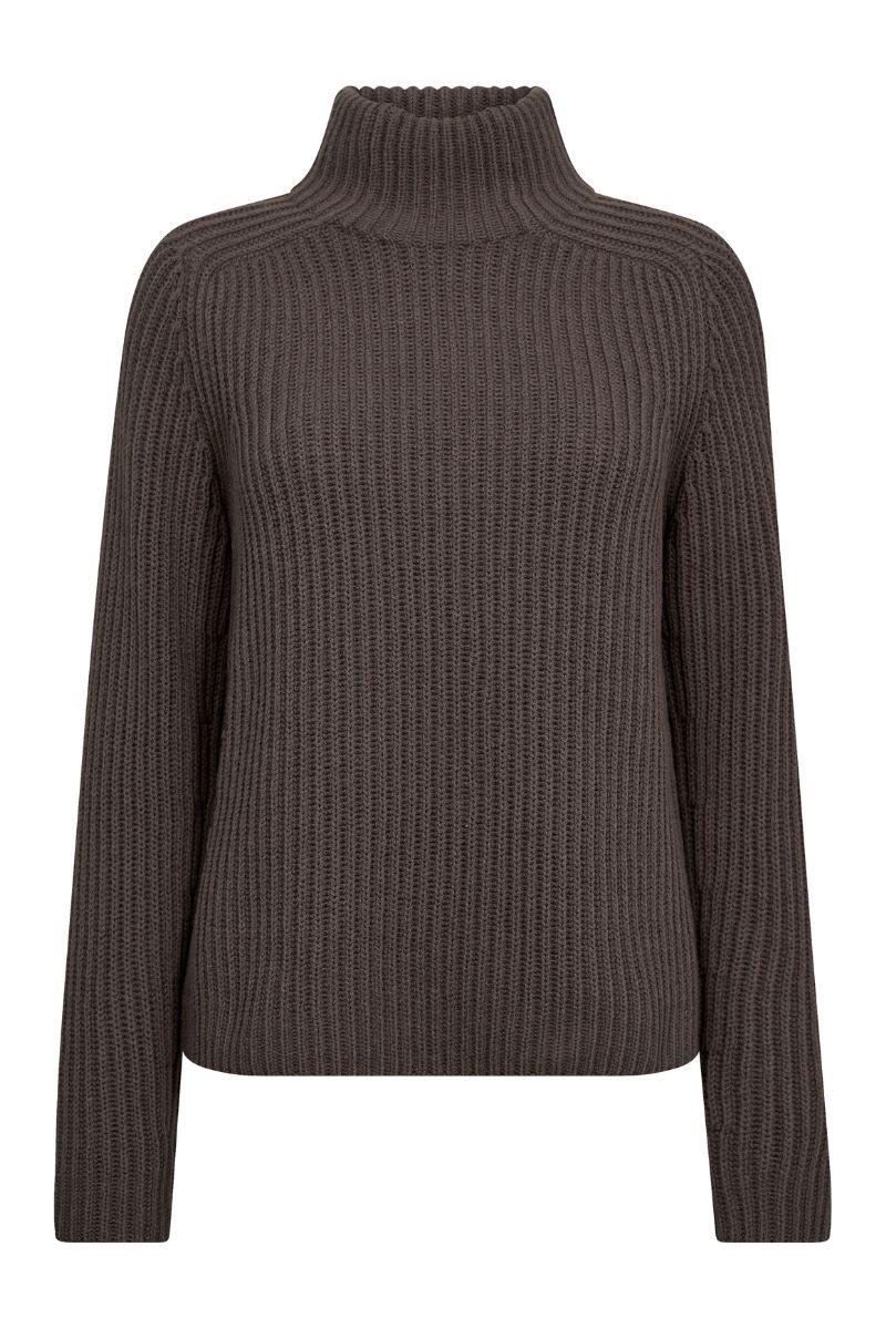 Thyra Highneck Knit | Falcon | Strik fra Mos Mosh - Image 2