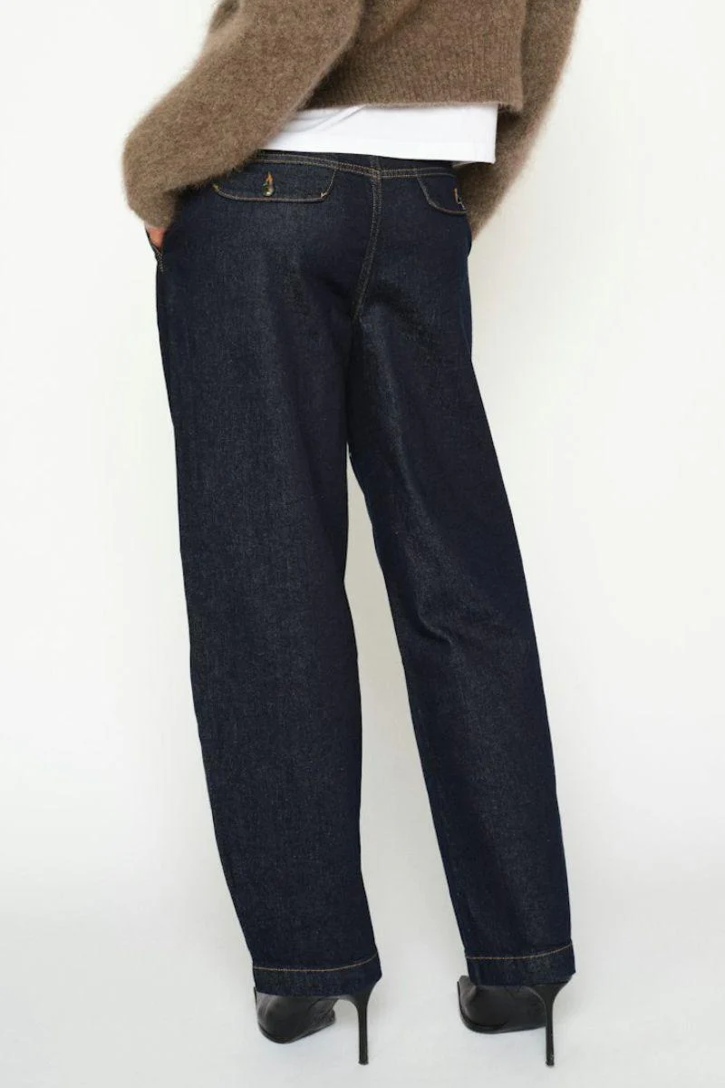 Tino Chino Jeans Ankle | Dark Blue | Jeans fra Mos Mosh - Image 6