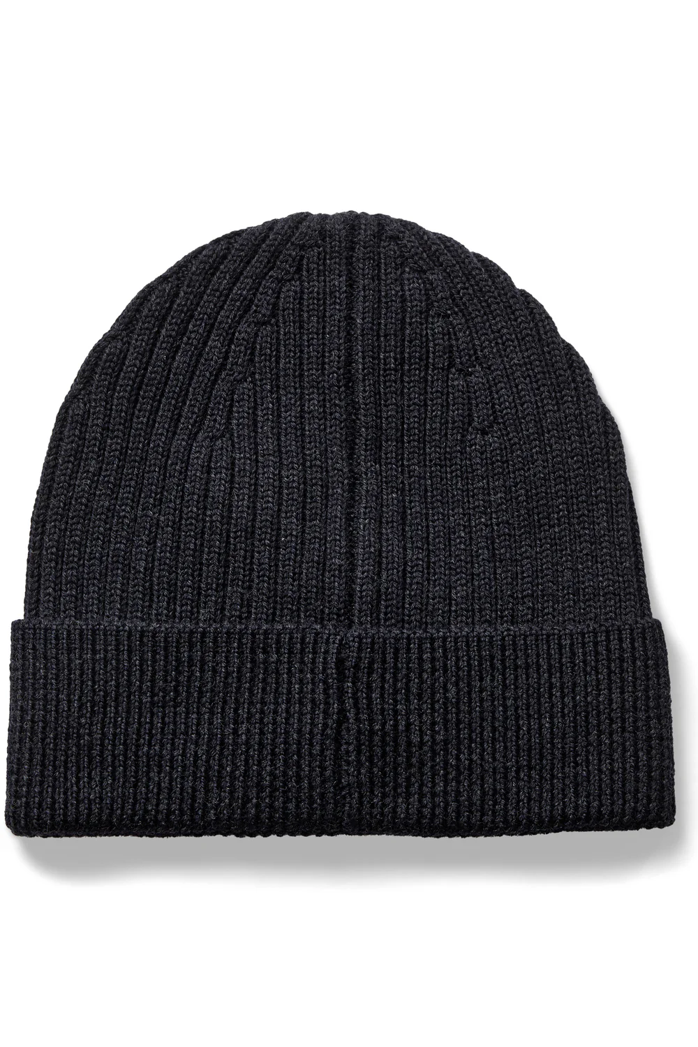 Tova Wool Rib Hat | Dark Navy | Accessories fra Mos Mosh - Image 2