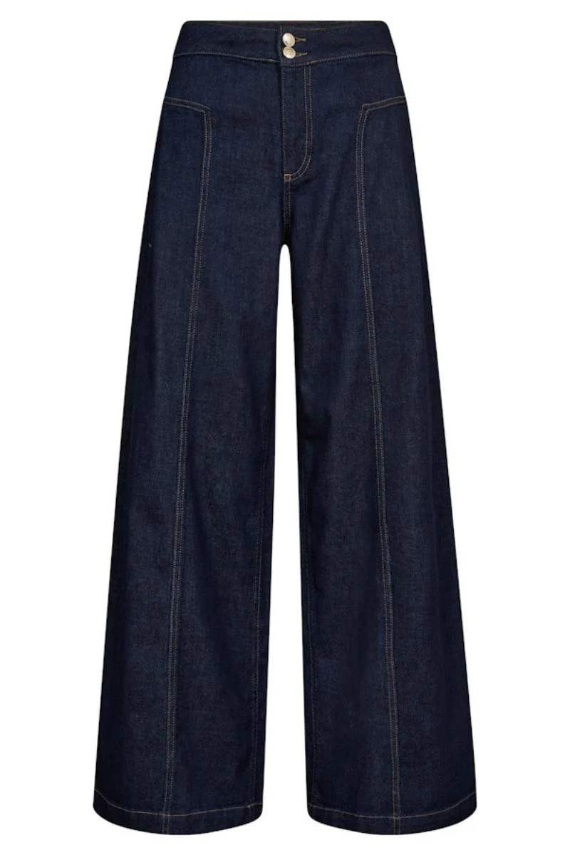 Verone Crispy Jeans 32' | Dark Blue | Jeans fra Mos Mosh - Image 2