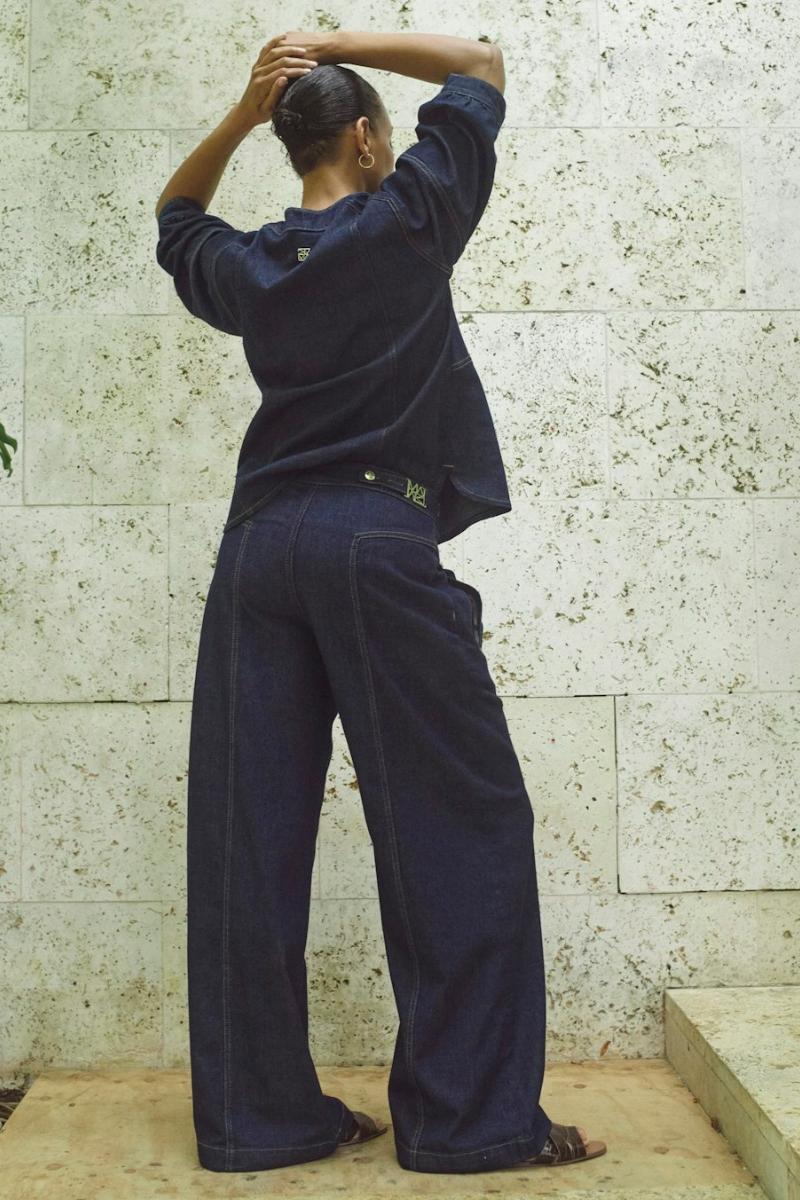 Verone Crispy Jeans 32' | Dark Blue | Jeans fra Mos Mosh - Image 4