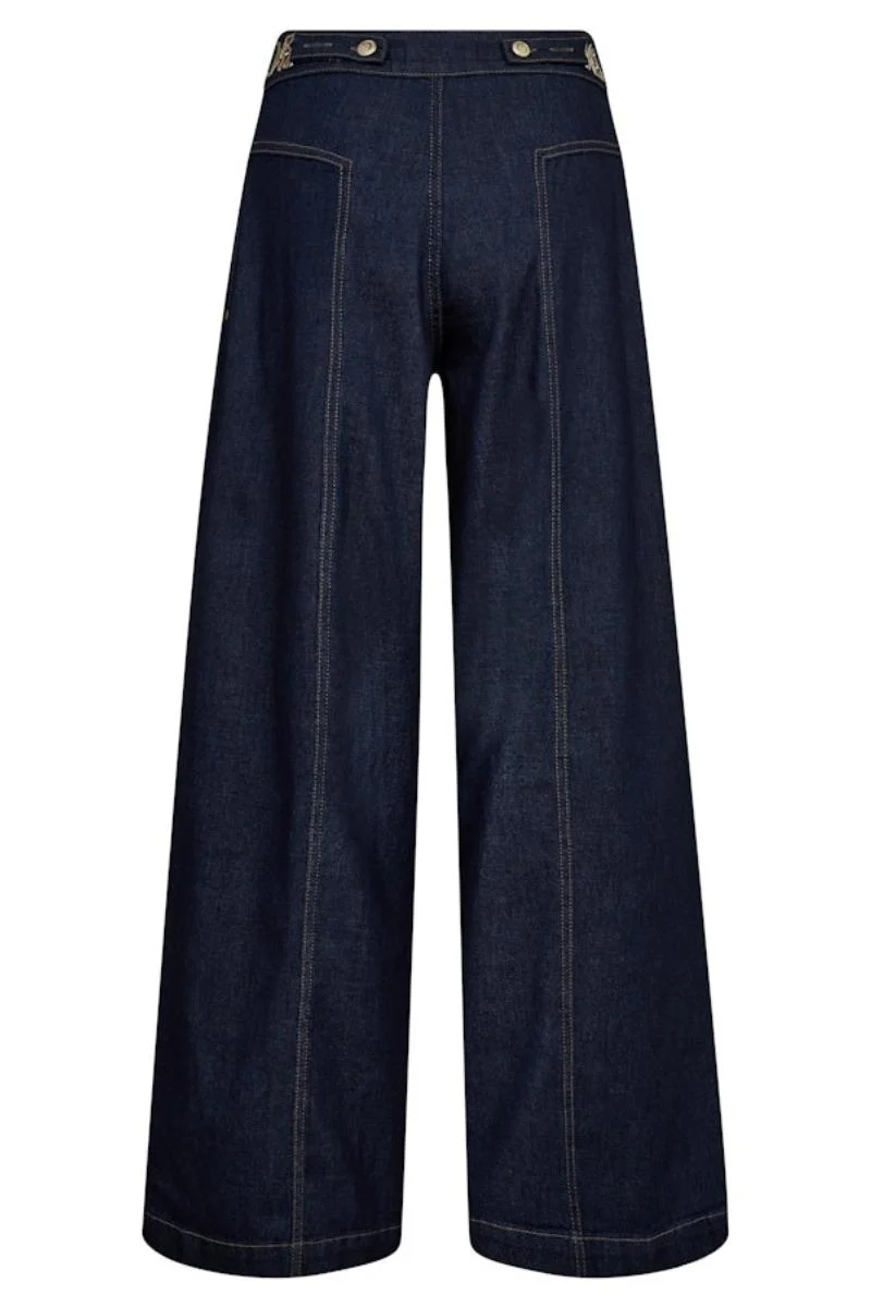 Verone Crispy Jeans 32' | Dark Blue | Jeans fra Mos Mosh - Image 7