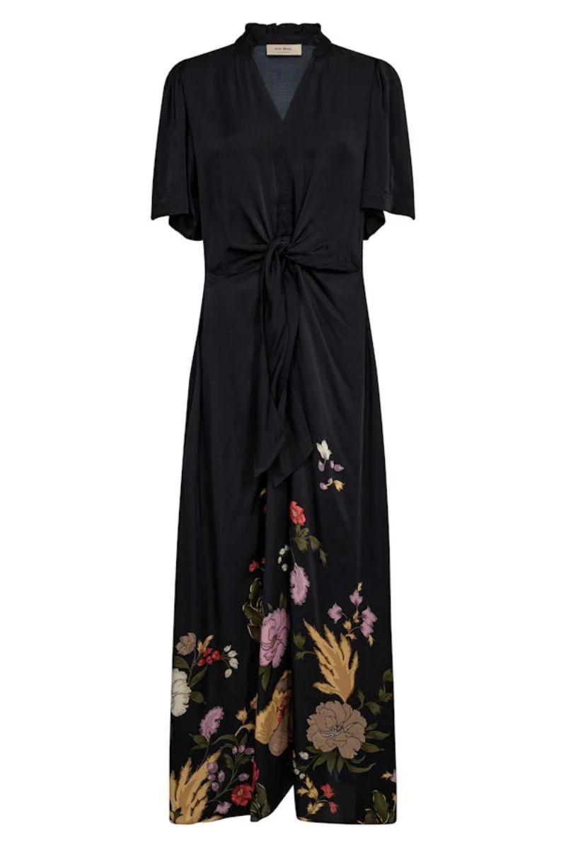 Wandi Flowwi Dress  | Black | Kjole fra Mos Mosh - Image 2