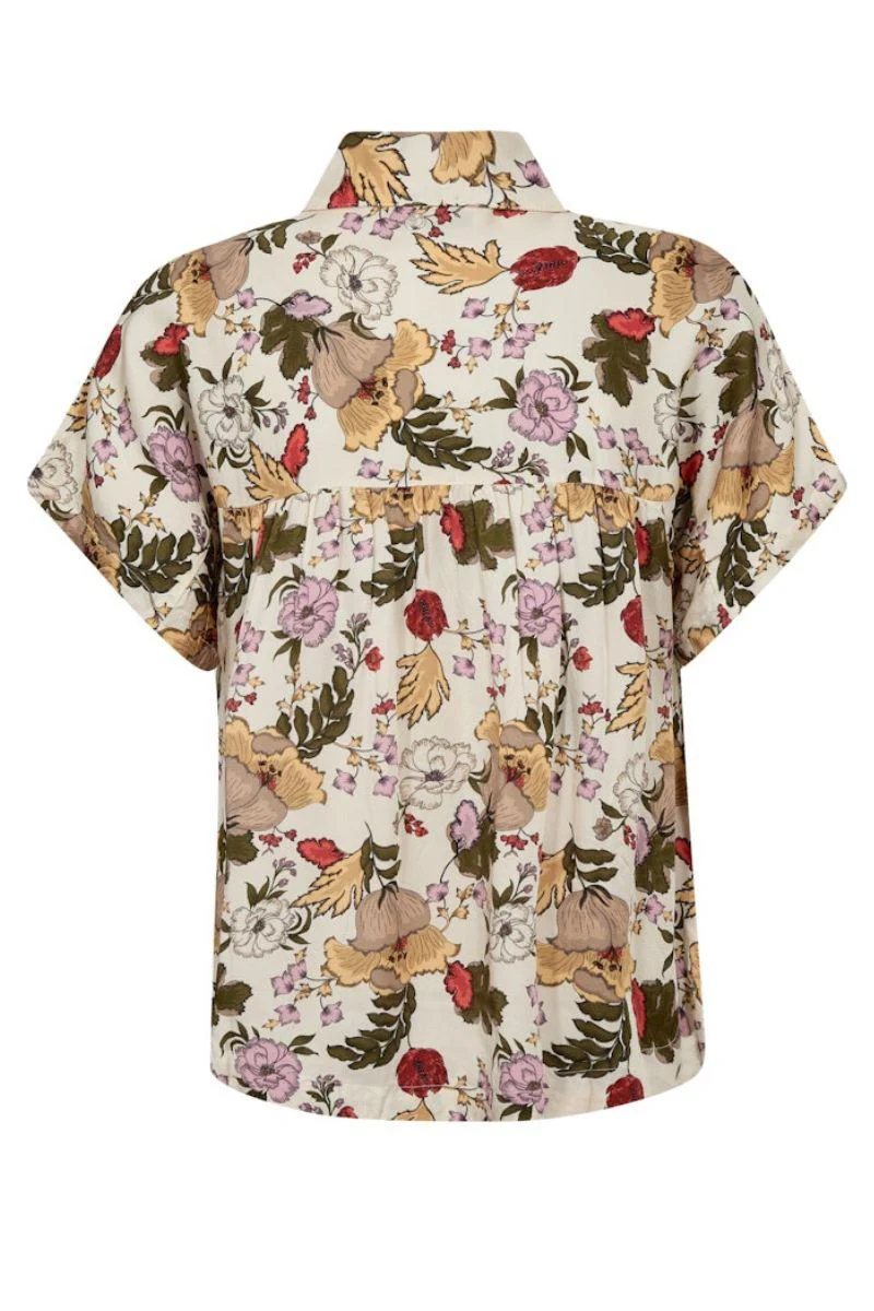 Winie Flowwi Blouse  | Ecru | Bluse fra Mos Mosh - Image 4