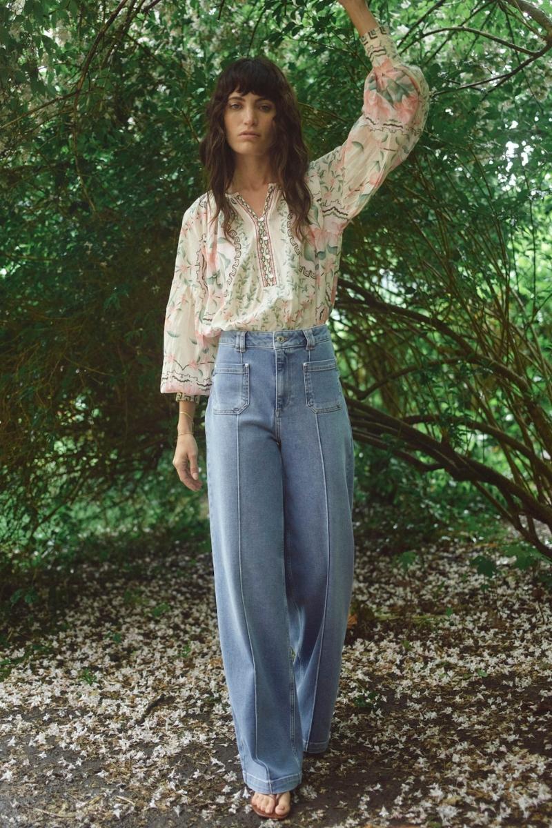 Wylde Orchid Blouse | Turf Green | Bluse fra Mos Mosh - Image 5