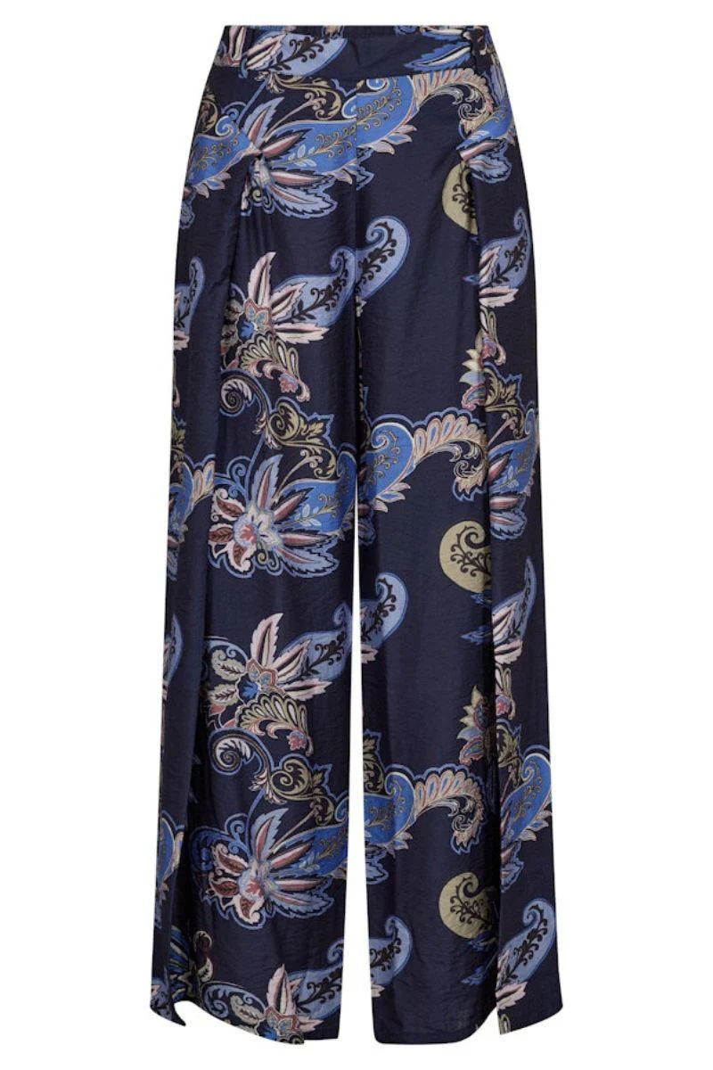 Zoke Paisley Pant Ankle | Crown Blue | Bukser fra Mos Mosh - Image 2