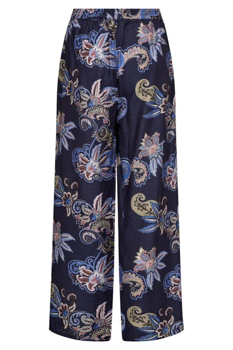 Zoke Paisley Pant Ankle | Crown Blue | Bukser fra Mos Mosh - Image 4