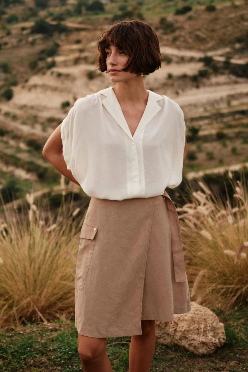 Zuno SL Blouse | Lemon Icing | Bluse fra Mos Mosh - Image 5
