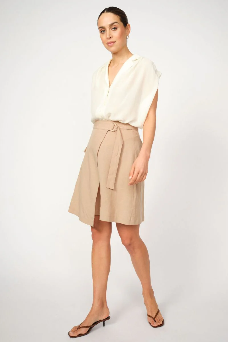 Zuno SL Blouse | Lemon Icing | Bluse fra Mos Mosh - Image 9