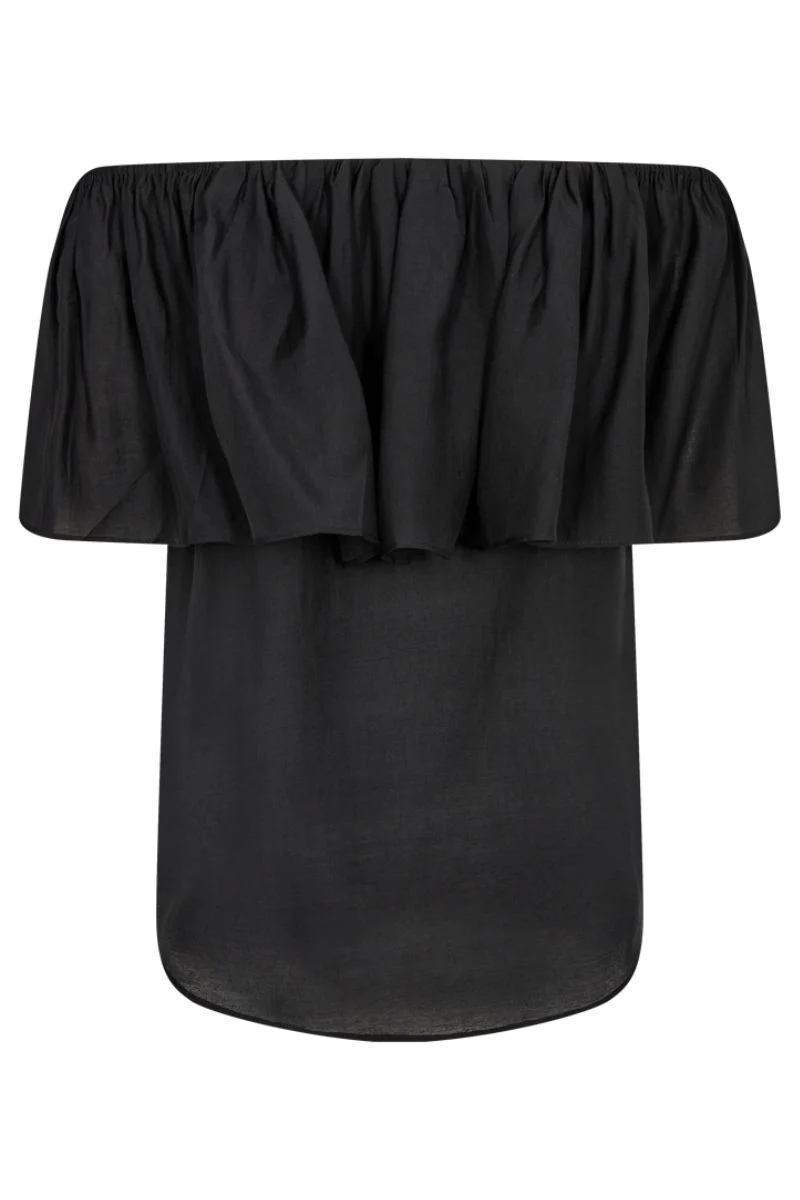Molly Blouse 201765 | Black | Bluse fra Copenhagen Muse - Image 2