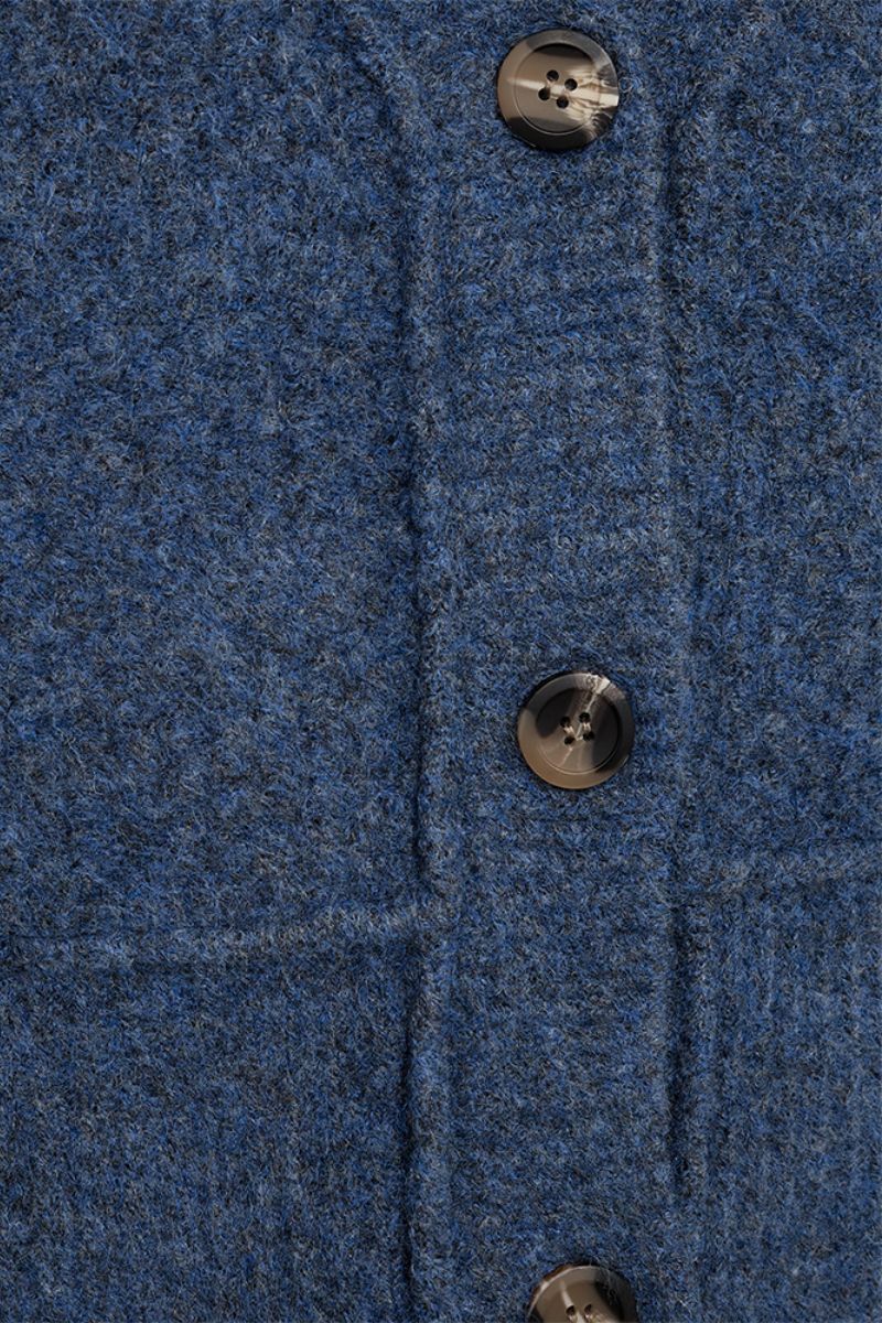 Money Cardigan 204497 | Navy Blazer Melange | Cardigan fra Freequent - Image 3