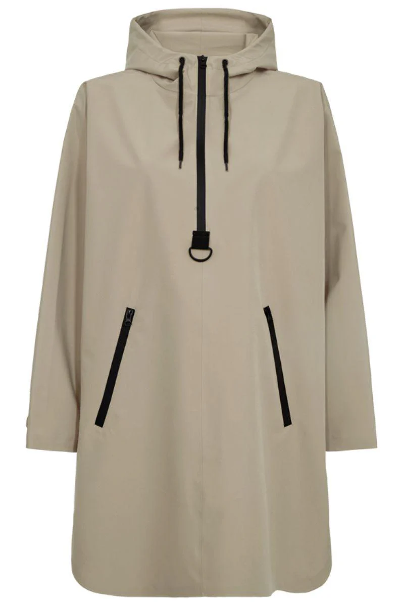 Mow Poncho 206743 | Silver Mink | Jakke fra Freequent - Image 2