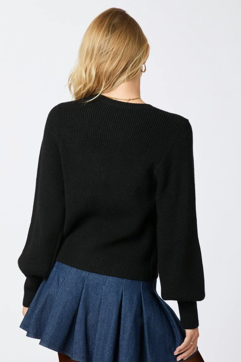 Muscado Knit Cardigan | Black | Cardigan fra Neo Noir - Image 10