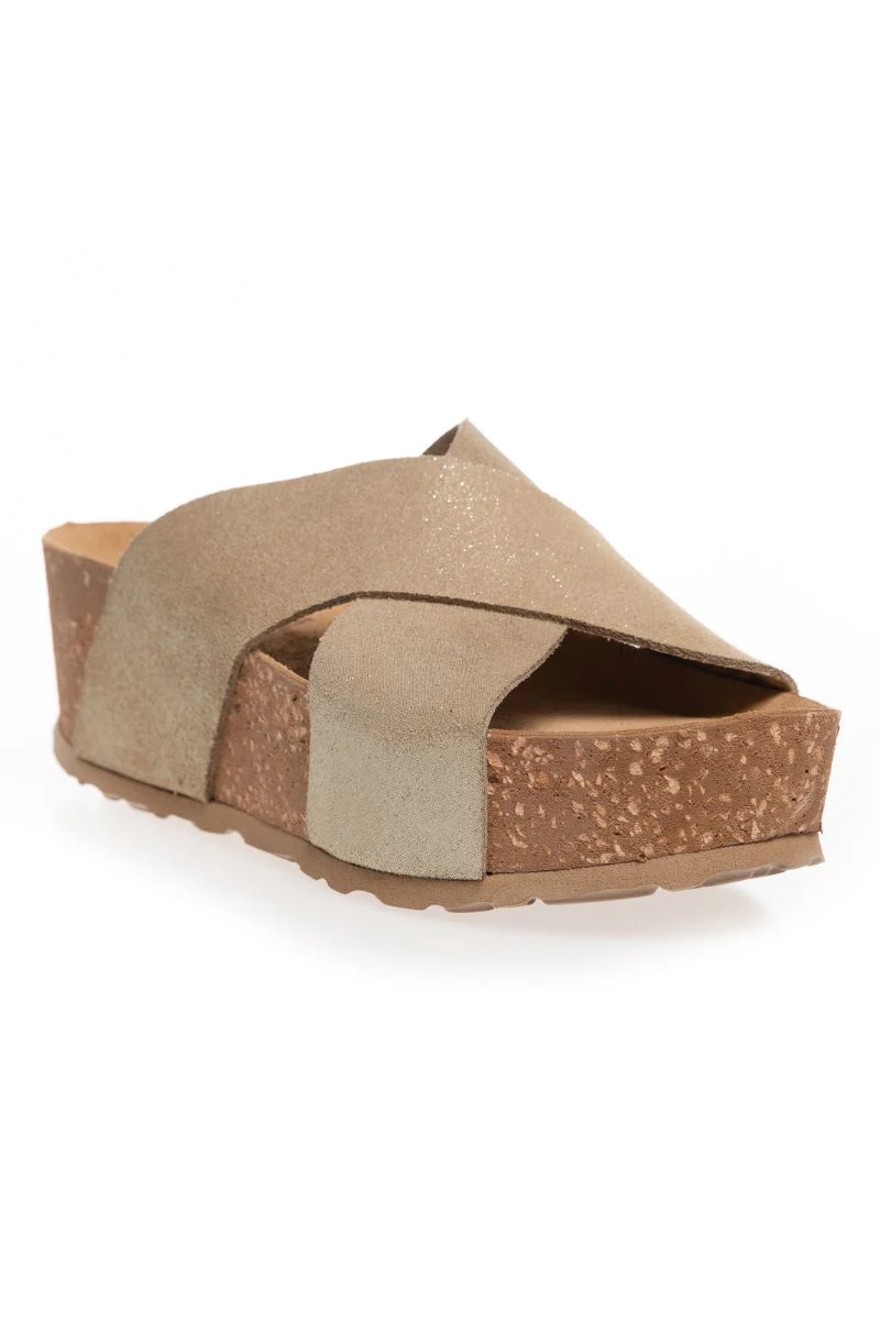 My Gold Ones Sandal |  Gold | Sandal fra Copenhagen Shoes - Image 2
