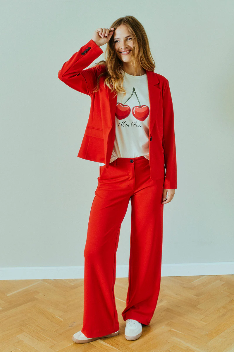 Nanni Pants 200632 | True Red | Bukser fra Freequent - Image 5