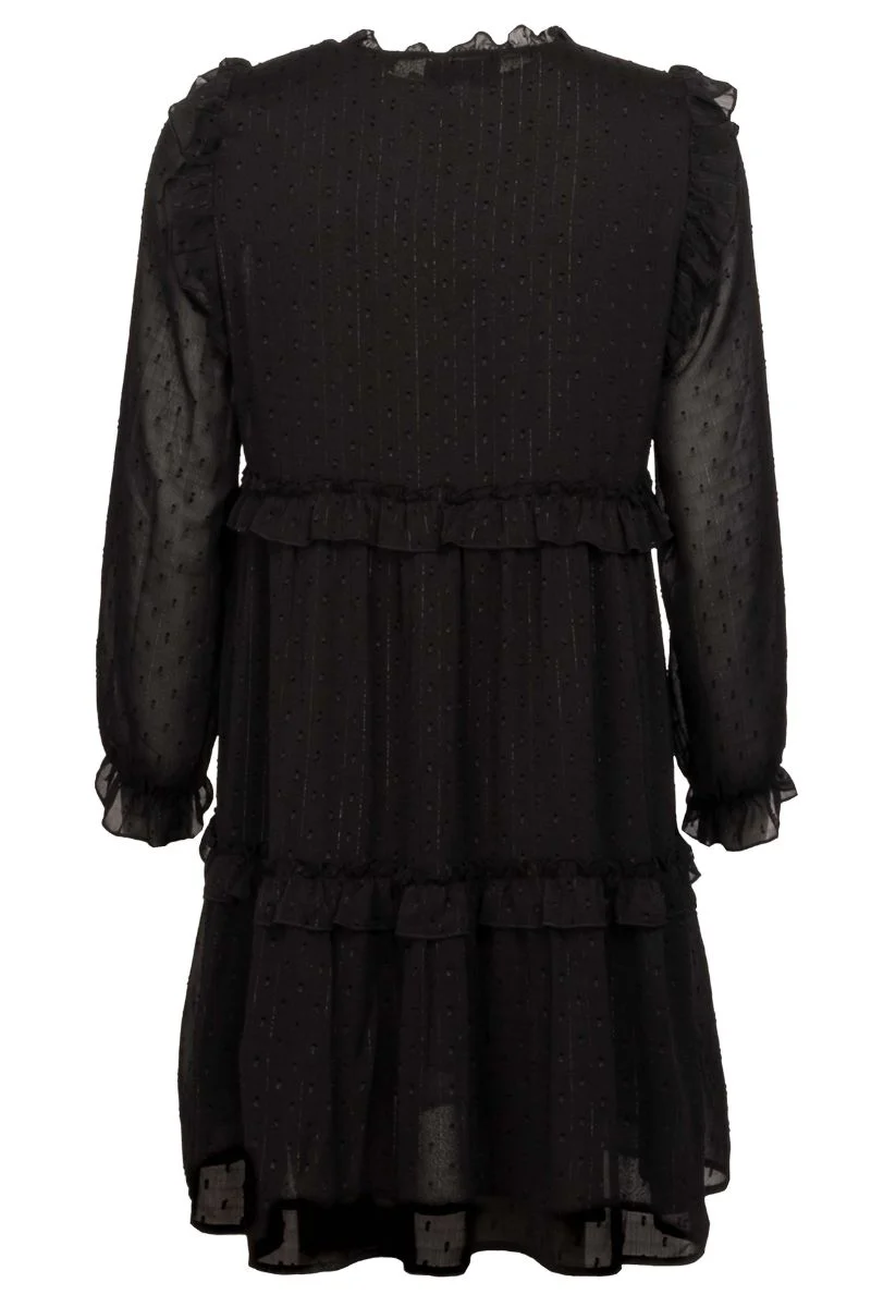 Nartina Ls Dress | Black | Kjole fra Liberté - Image 4