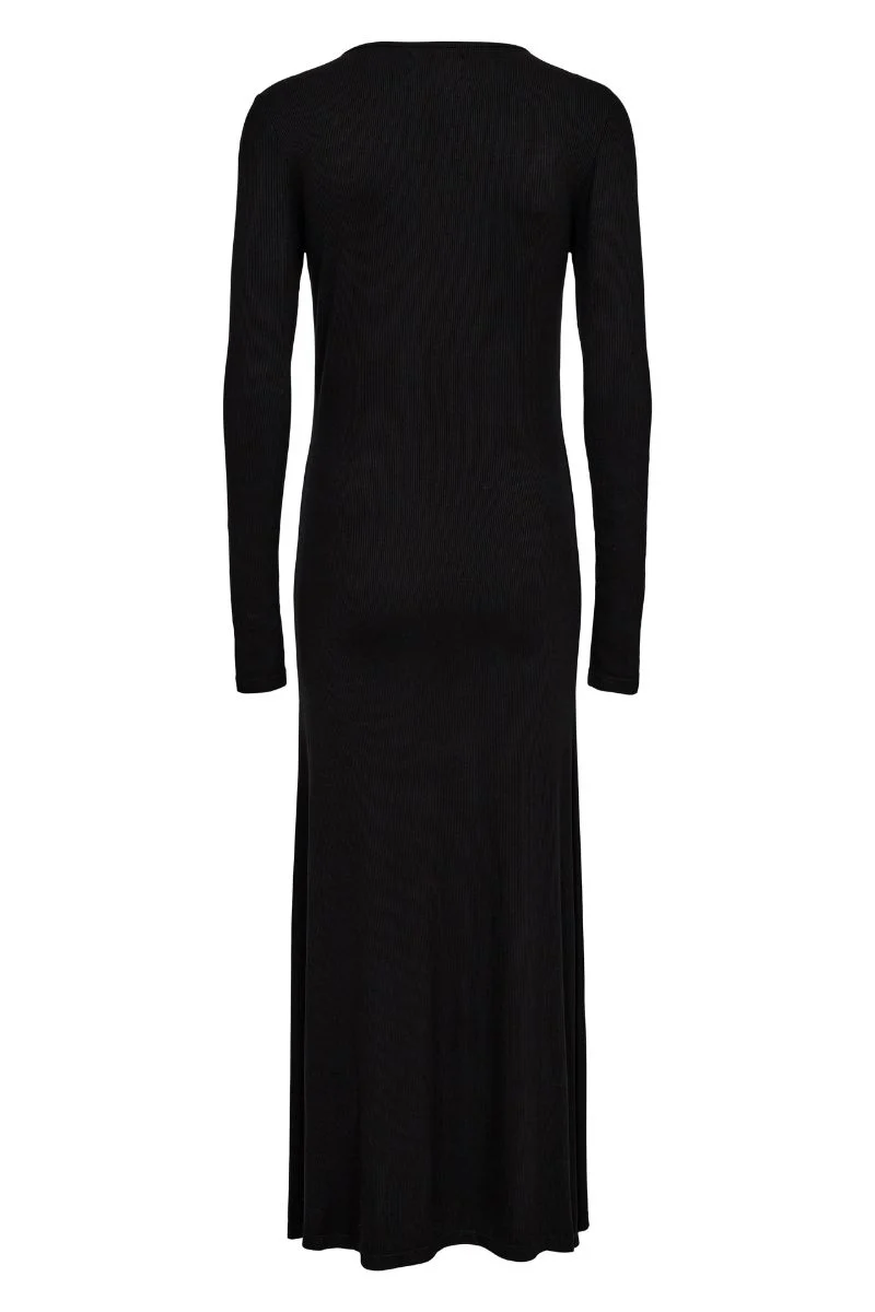 Natalia Ls Long Dress | Black | Kjole fra Liberté - Image 3