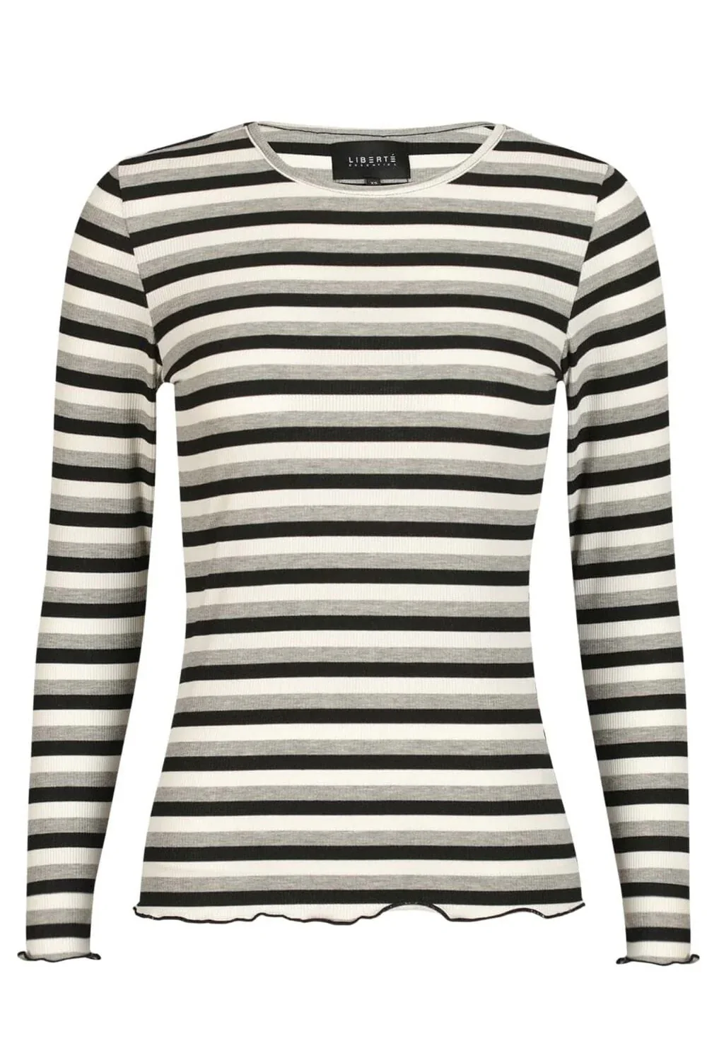 Natalia Ls Round Neck Blouse