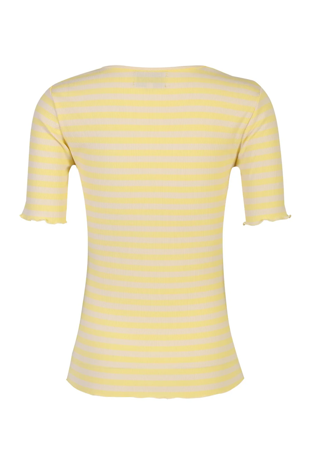 Natalia Ss Blouse | Yellow Creme Stripe - Image 5