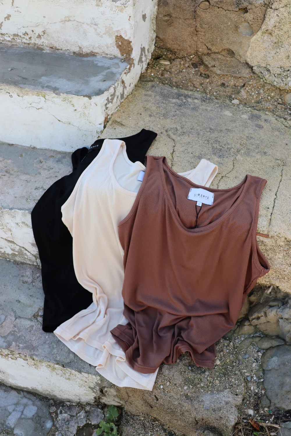 Natalia Tank Top | Ivory Solid - Image 4