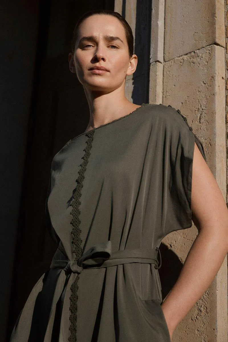 Nataline long dress | Grape Leaf | Kjole fra Gustav - Image 5
