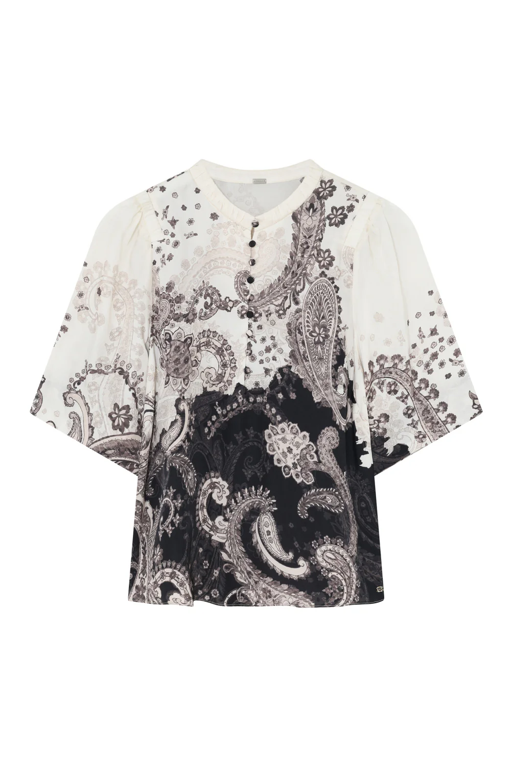 Neomi Shirt | Washed Black w. Print | Skjorte fra Gustav - Image 2