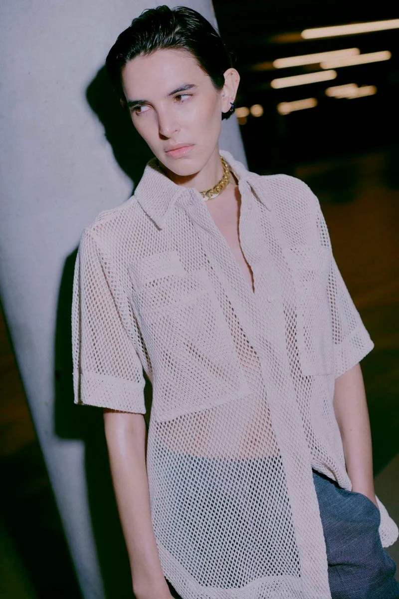 Nina Shirt 203713 | Peyote | Skjorte fra Copenhagen Muse - Image 4