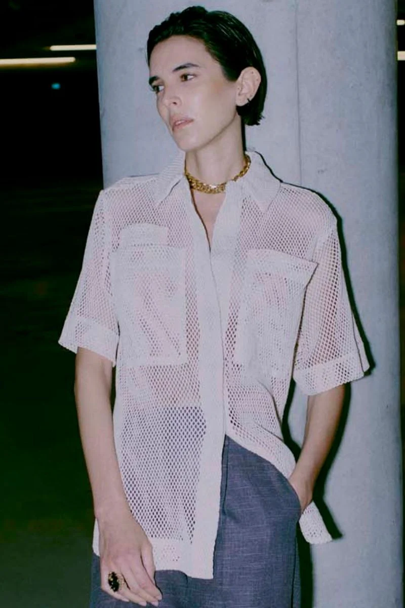 Nina Shirt 203713 | Peyote | Skjorte fra Copenhagen Muse - Image 6
