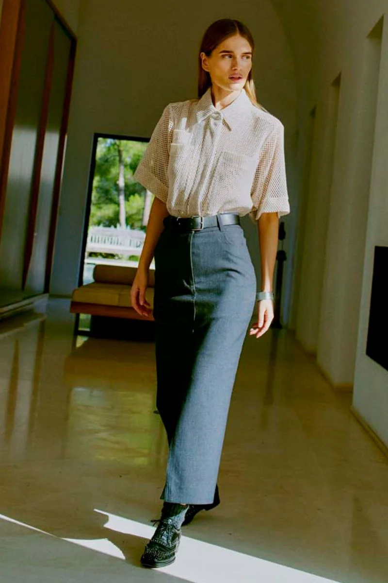 Nina Shirt 203713 | Peyote | Skjorte fra Copenhagen Muse - Image 9