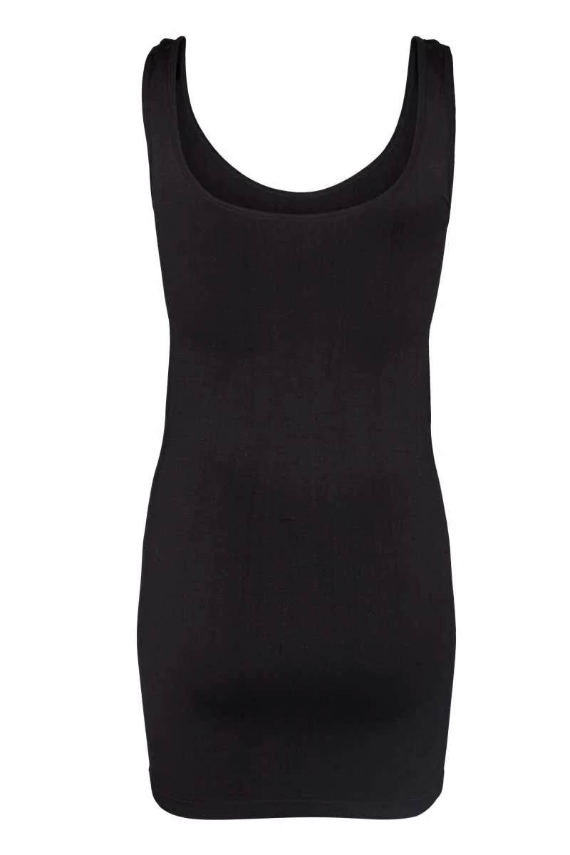 Ninna top rib | Black | Lang stretch top fra Liberté Essentiel - Image 4