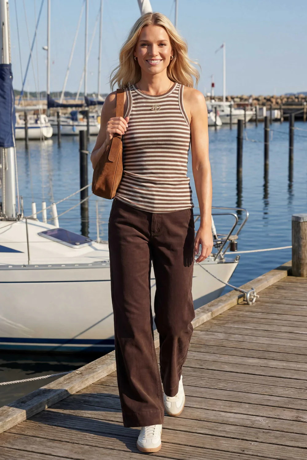 Norma Tank Top | Latte