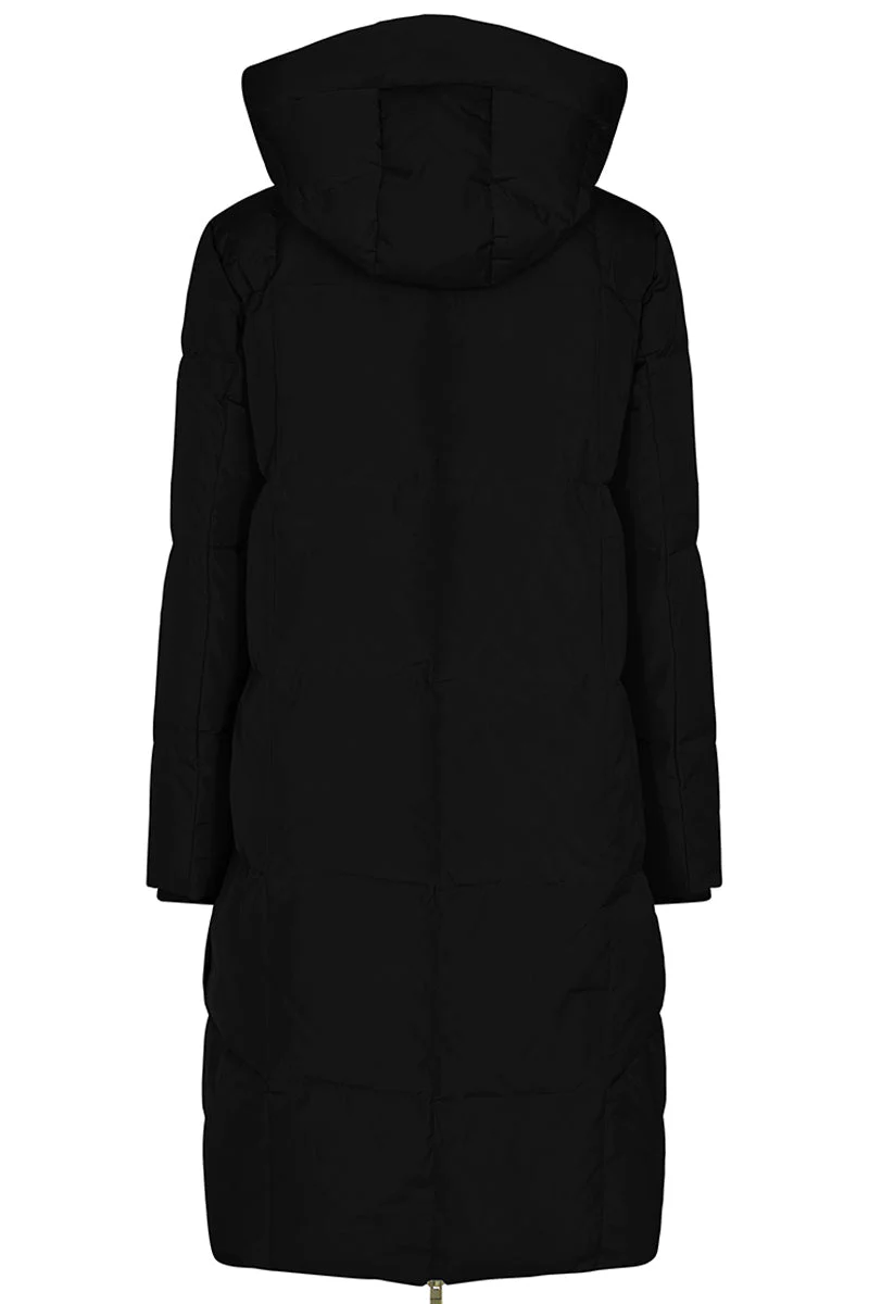 Nova Square Down Coat | Sort | Frakke fra Mos Mosh - Image 13