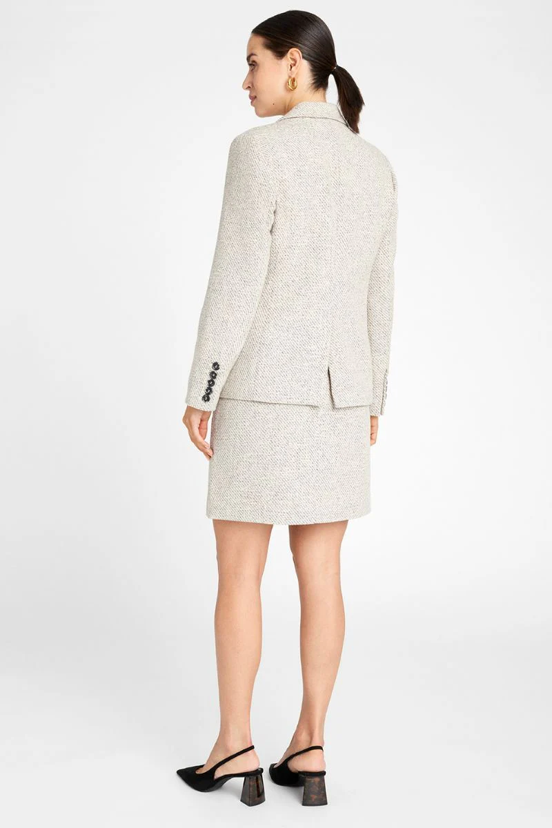 Olivia high waist short skirt 54558 | Sand | Nederdele fra Gustav - Image 8