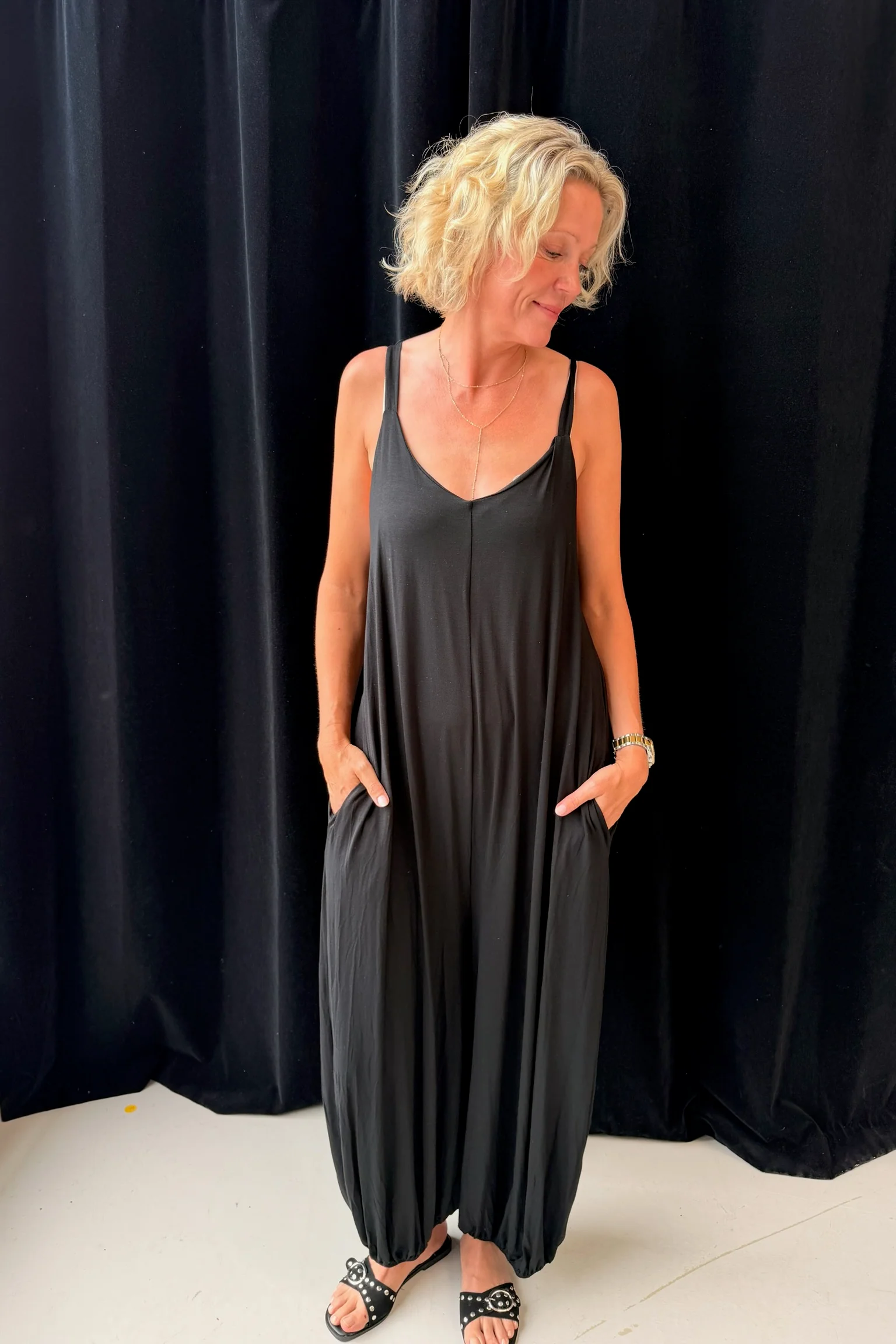 Orielle Jumpsuit | Black - Image 5