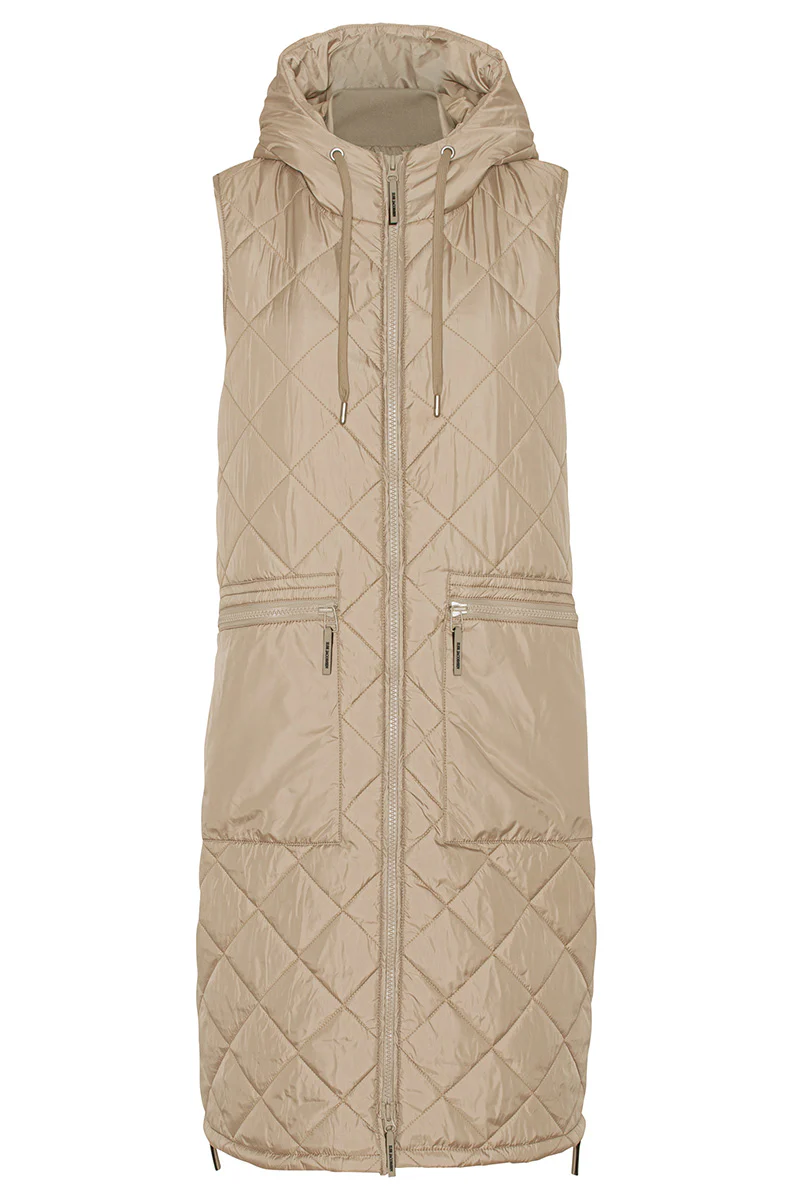 Padded Vest Aerial02 | Cobblestone | Vest fra Ilse Jacobsen - Image 2