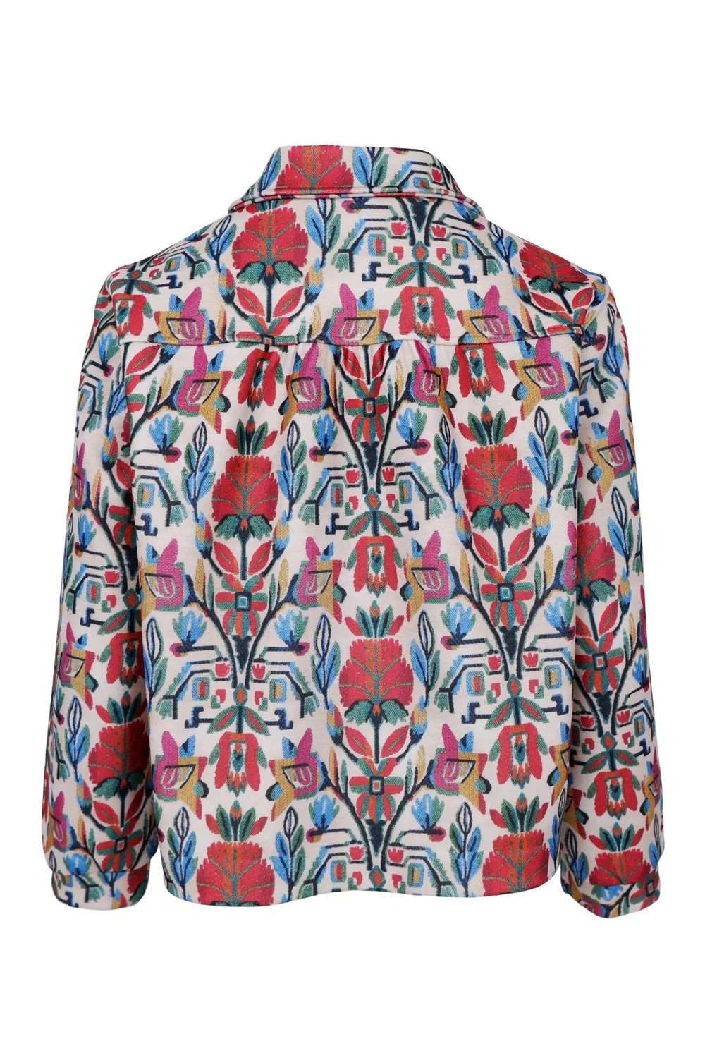 Panama Jacket | Botanic Red | Jakke fra Black Colour - Image 4