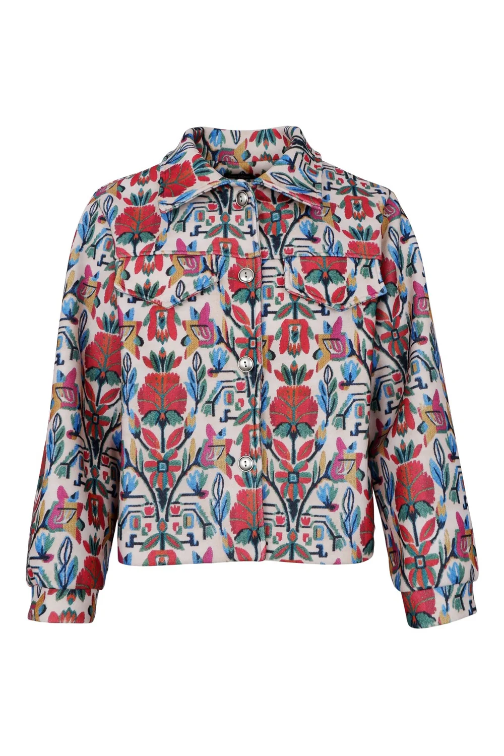 Panama Jacket | Botanic Red | Jakke fra Black Colour - Image 5