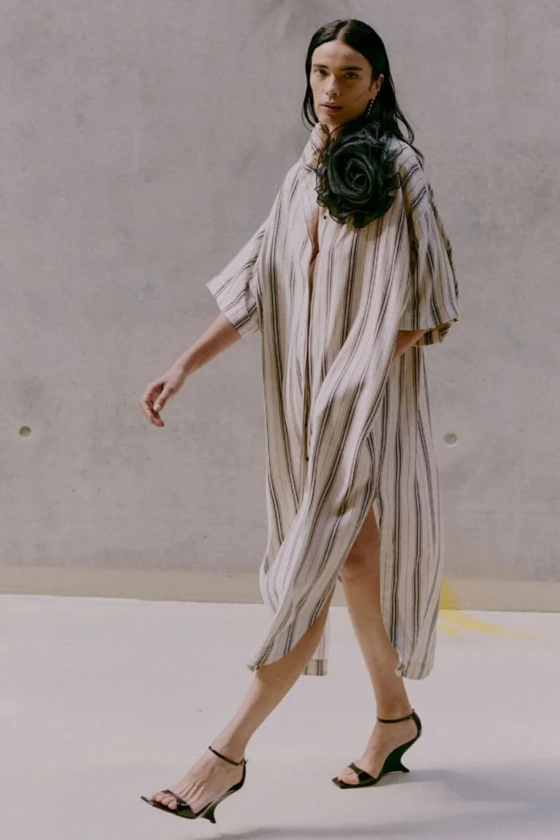 Parya Dress 204365 | Peyote w. Black | Kjole fra Copenhagen Muse - Image 3