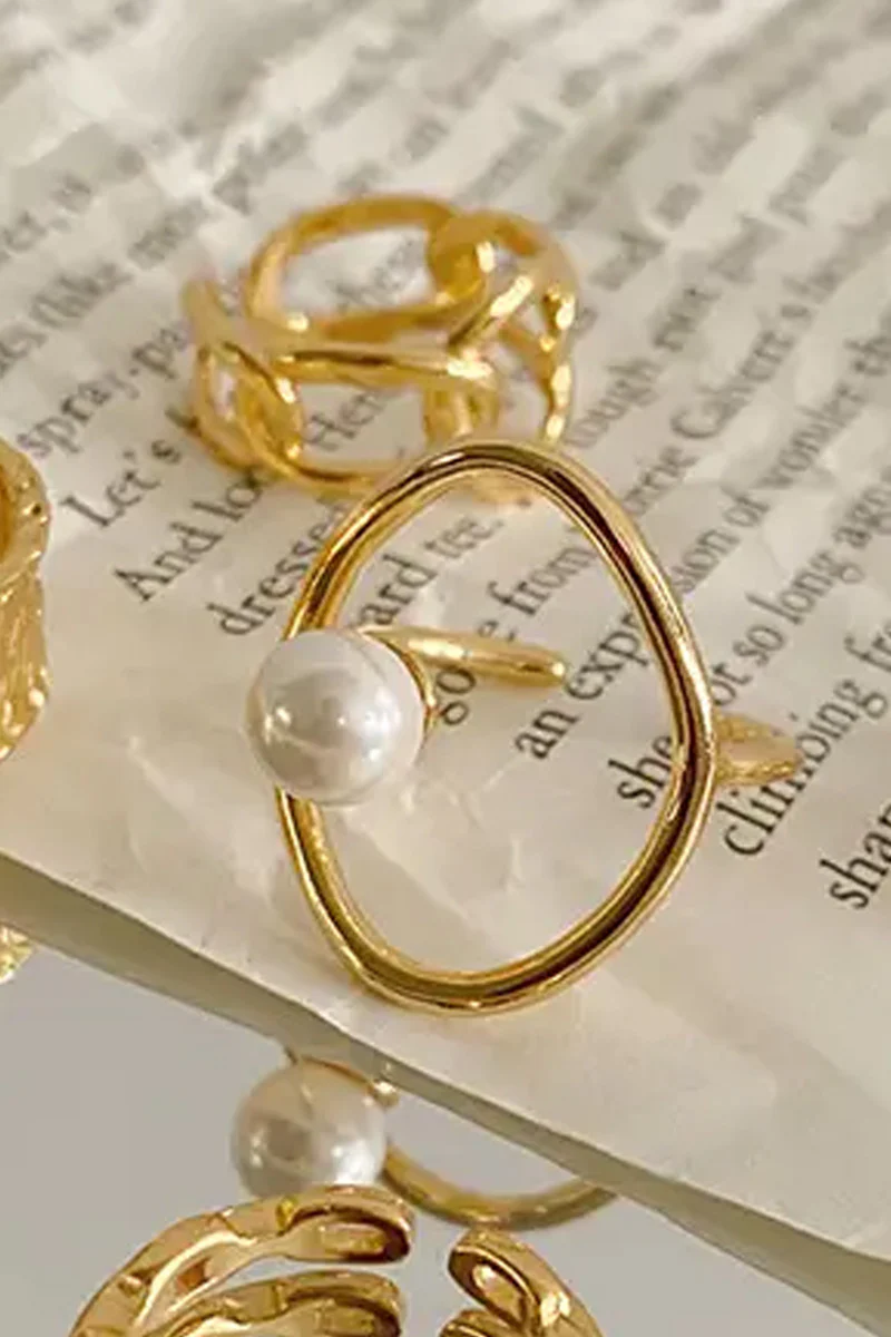 Pearl Blossom Ring | Forgyldt | Ring fra Birdsong - Image 4
