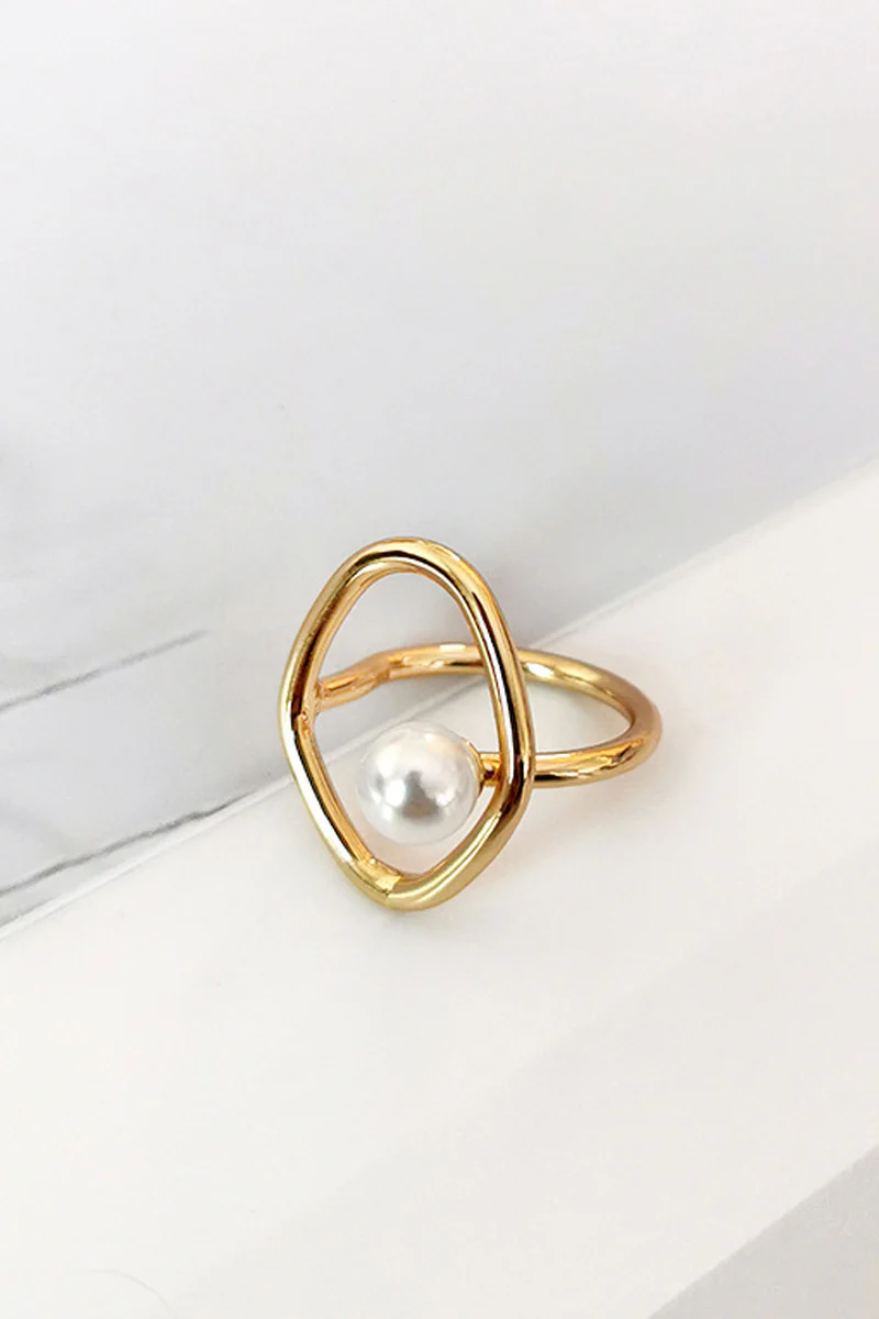Pearl Blossom Ring | Forgyldt | Ring fra Birdsong - Image 5