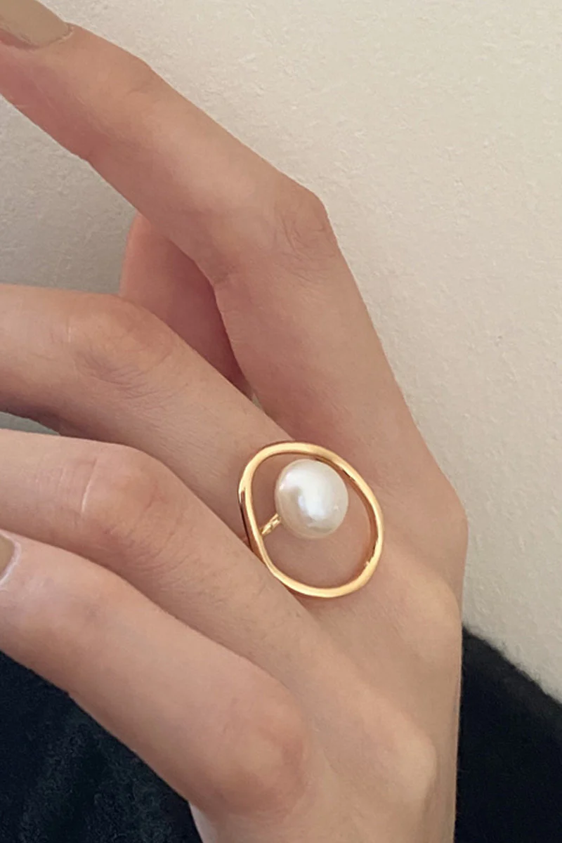Pearl Blossom Ring | Forgyldt | Ring fra Birdsong - Image 6