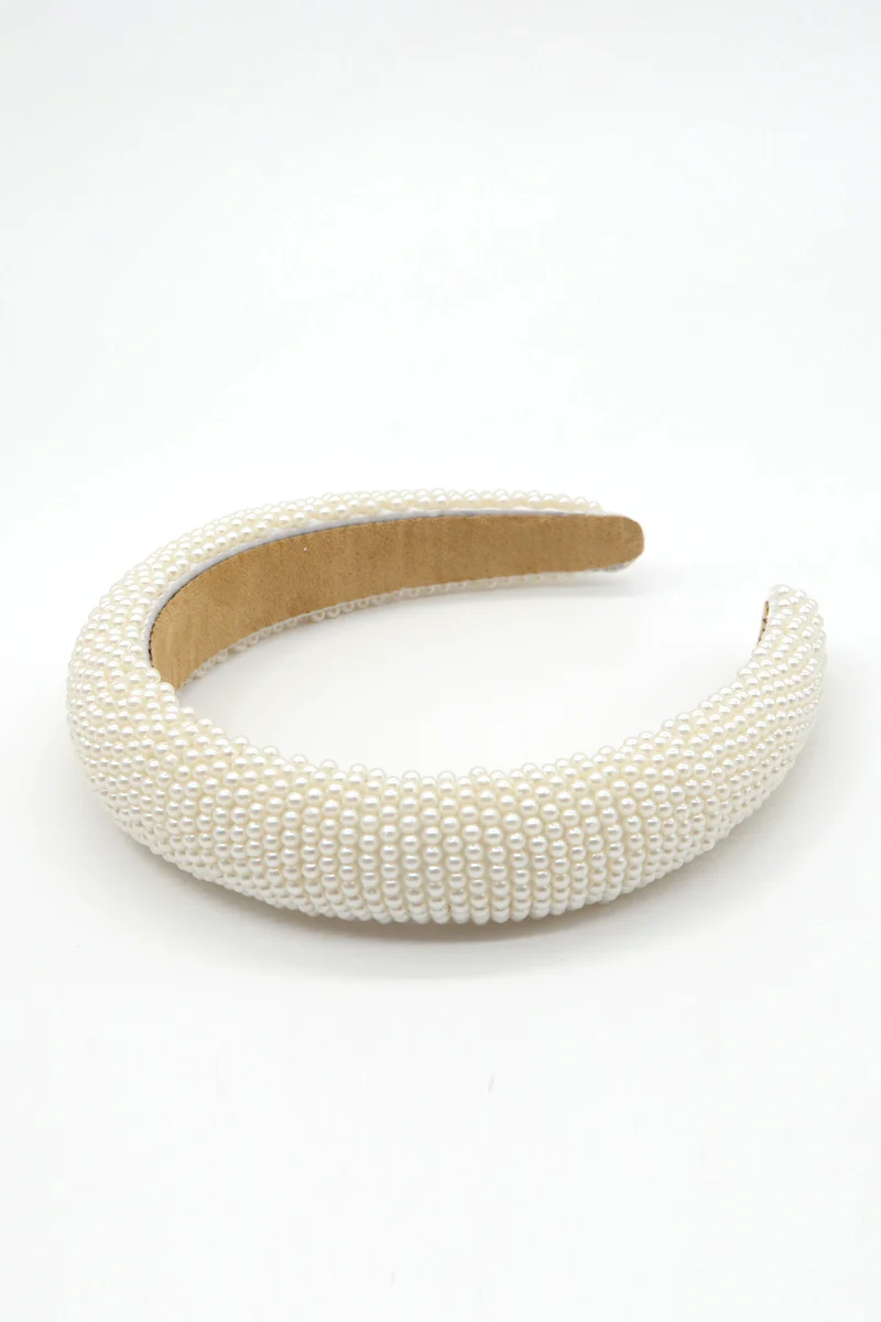 Pearl Elegance | Off white | Hårbøjle fra By Timm - Image 2